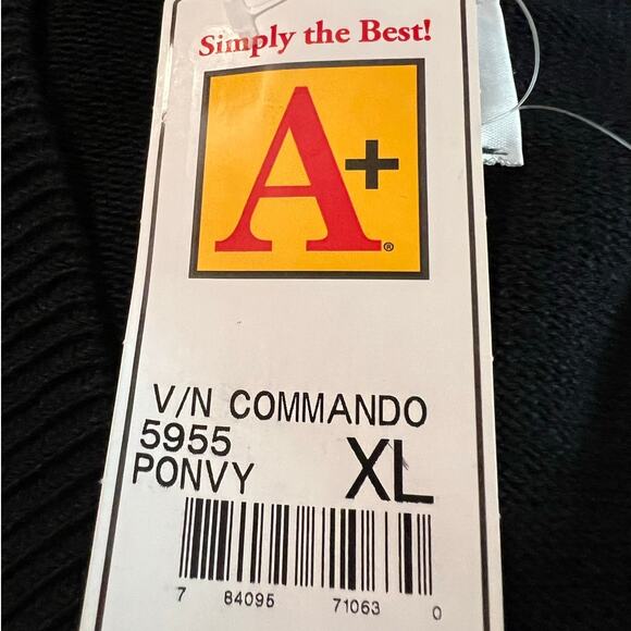 NWT Vintage A+ Men's Commando Military School Knit Uniform Sweater Size XL - Picture 6 of 7